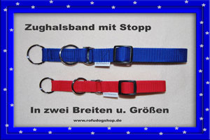 Zughalsband mit Stop