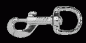 Preview: Hundeleine 1m bis 2m mit Handschlaufe *Schwarz-Silber*