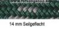 Preview: Hundeleine 1m bis 2m mit Handschlaufe *Tanne-Silber*