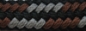 Preview: Hundeleine 2m / 2,4m 3fach sowie 2,80m 4fach verstellbar *Schwarz-Braun-Silber*