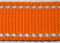 Preview: Hundeleine 2 m 3fach bis 4,8 m 5fach verstellbar *ORANGE mit Reflektorstreifen*