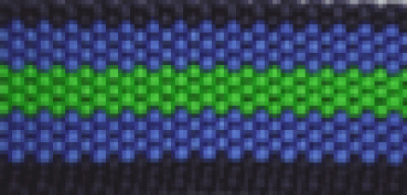 Pferdehalfter / SHS - Ösen  * Marine-Blau-Grün *