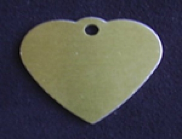 Hundemarke Herz  31 x 30 mm