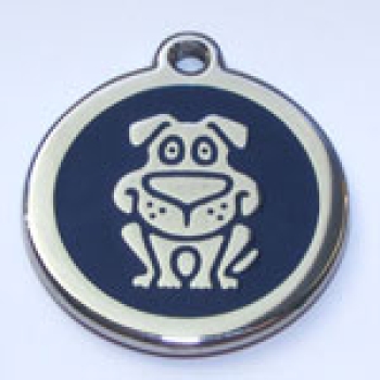 Hundemarke Hund  "Blau"