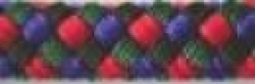 Würger mit Stoppring  * SCHWARZ-ROT-GRÜN-BLAU *