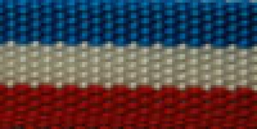 Halsband, verstellbar mit Schnellverschluss * BLAU-WEISS-ROT *