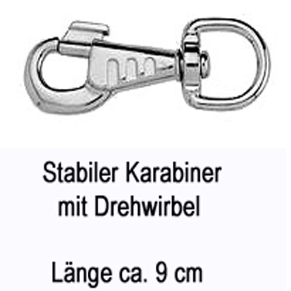 Hundeleine "BIG" 2,80m 4fach verstellbar *Gelb-Silber*