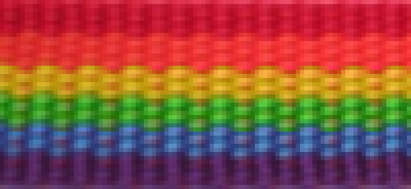 Pferdehalfter / SHS - Ösen  * Regenbogen *