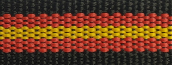 Pferdehalfter / SHS  * Schwarz-Rot-Gelb *