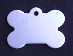 Hundemarke Knochen 33 x 26 mm