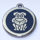 Hundemarke Hund  "Blau"